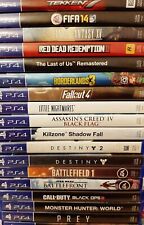 Playstation ps4 games for sale  WELLINGBOROUGH