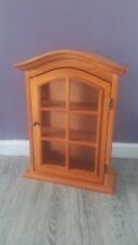 Tall Arched Top 3 Shelf Glass Window Front/Side Curio Cabinet 20", used for sale  Shipping to South Africa