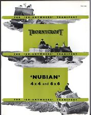 Thornycroft nubian 4x4 for sale  UK