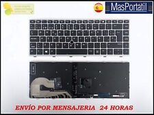 TECLADO ESPAÑOL NUEVO PORTATIL HP ELITEBOOK 840 G5, 840 G6 RETROILUMINADO  TEC71 comprar usado  Enviando para Brazil