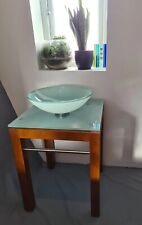 Frosted glass bathroomsink for sale  BUCKFASTLEIGH