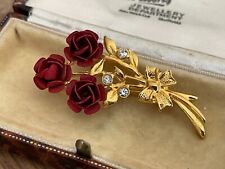 Vintage flower brooch for sale  NOTTINGHAM