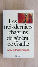 Gaulle derniers chagrins d'occasion  Quarouble