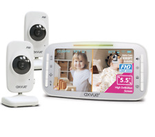Axvue A1080DU (CAJA ABIERTA) - Monitor de video para bebé + 2 cámaras HD: pantalla LCD de 5,5, usado segunda mano  Embacar hacia Argentina