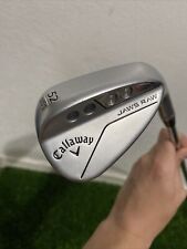 Callaway Golf  Jaws Raw 52-10S Sand Wedge RH Tour Issue 115 VSS DG Steel Shafted for sale  Shipping to South Africa