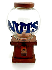 Used, Vintage Nuts Peanut Dispenser Tabletop Bar Wood Glass Globe No Coins Needed for sale  Shipping to South Africa