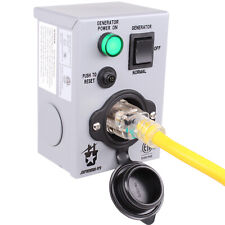 15A 120V ETL Certificated Manual Generator Transfer Switch w/ Circuit Breaker for sale  Shipping to South Africa