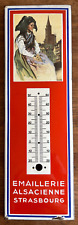 Plaque émaillée thermomètre d'occasion  Soufflenheim