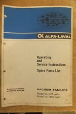 Alfa laval vacuum for sale  BRIDPORT