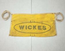 Wickes Lumber Company Carpenters Roofing Nail Pouch Apron Vintage Advertising  for sale  Shipping to South Africa