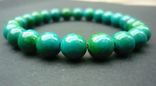 Bracelet perles chrysocolle d'occasion  Bordeaux-