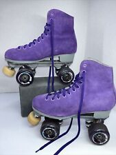 Sure-Grip Boardwalk Roxo Camurça Roller Skate M8 W9.5 Gumball Toe Stop comprar usado  Enviando para Brazil