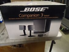 Usado, Nuevo Sistema de Altavoces Multimedia Bose Companion 3 CAJA ABIERTA PROBADA segunda mano  Embacar hacia Argentina