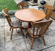 Solid round dining for sale  BANBURY