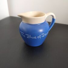 Milk jug blue for sale  Shipping to Ireland