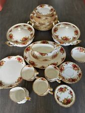 Royal Albert Bone China, Old Country Roses, Dinner & Tea Sets, total 49 pieces for sale  Shipping to South Africa