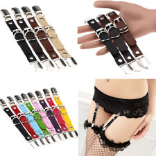 Used, 2PCS Women Leg Garter Straps Thigh High Stockings Suspender Belt Metal Clips Hot for sale  Shipping to South Africa
