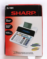 Usado, Calculadora de impressão sem papel Sharp EL-1901 12 dígitos - Não testada comprar usado  Enviando para Brazil