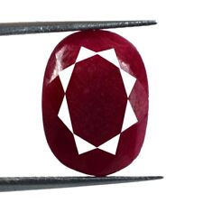 Natural Africano Rubí Rojo 7CT + Ovalado Suelto Piedra Preciosa de Nacimiento, usado segunda mano  Embacar hacia Argentina