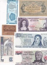 KAPPYSCOINS  W8097    ESTATE CURRENCY COLLECTION  25  OLD WORLD WIDE BANK NOTES for sale  Norwood