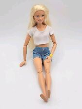 Mattel Fully Articulated Blonde Barbie Doll Elbows Hands Knees Feet Chest  for sale  Shipping to South Africa