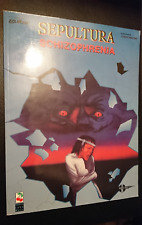 SEPULTURA ESQUIZOFRENIA guitarra PESTAÑA partitura original libro de música Cherry Lane 1995 segunda mano  Embacar hacia Argentina