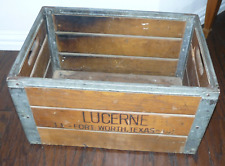 wood milk crate for sale  Richardson