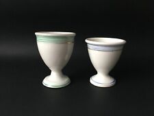Paire coquetiers porcelaine d'occasion  Mareil-Marly