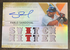 Pablo SANDOVAL🔥2015 Topps Triple Threads AUTO Patch Relic #TTAR-PS2 3/9 Red Sox, usado comprar usado  Enviando para Brazil