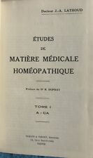 Homeopathie lathoud etudes d'occasion  Nice-