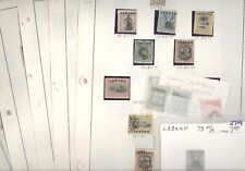 LABUAN, surtido de sellos con bisagras/montados en páginas y en otros segunda mano  Embacar hacia Mexico