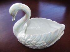 Ceramic lustre swan for sale  HELSTON