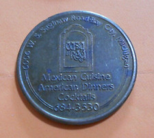 Ficha de coleccionista Casa Del Rey Bay City Michigan moneda de EE. UU. $1 de descuento medallón Nachos, usado segunda mano  Embacar hacia Argentina