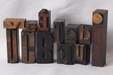 Vintage letterpress wooden for sale  BRIDGWATER