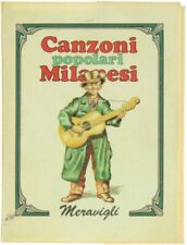 Canzoni popolari milanesi usato  Villarbasse