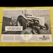 Original 1962 JI CASE 930 Tractor - Timken Bearings Two-Page Print Ad. Vintage for sale  Shipping to Canada