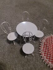 cream chairs table ice 4 for sale  Temecula