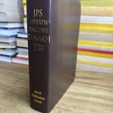 JPS Hebraico-Inglês Tanakh Marrom Couro Sintético 2000 Publicação Judaica comprar usado  Enviando para Brazil