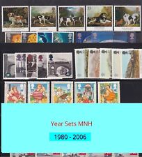GB MNH edições comemorativas em anos completos para 1980-2006 - Selecione da lista, usado comprar usado  Enviando para Brazil