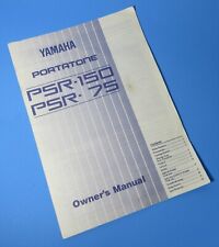 Teclado digital Yamaha PSR-150 e PSR-75 manual do proprietário livreto - 1992 original, usado comprar usado  Enviando para Brazil