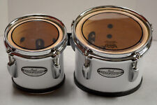 PEARL 6" & 8" CHAMPIONSHIP SERIES MARCHING STYLE TOM DRUMS-#33 ACABAMENTO BRANCO PURO comprar usado  Enviando para Brazil