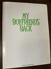 Folheto e fotos estáticas kit de imprensa de filmes My Boyfriend's Back comprar usado  Enviando para Brazil