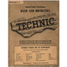 Colección de partituras técnicas de banda y orquesta de Smith Yoder Bachman segunda mano  Embacar hacia Argentina