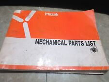 Lista de peças mecânicas de torno CNC MAZAK MULTIPLEX 420 H357LA0100E   comprar usado  Enviando para Brazil