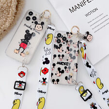 Capa telefone pingente suporte alça de pulso Mickey tiracolo para iPhone Samsung comprar usado  Enviando para Brazil