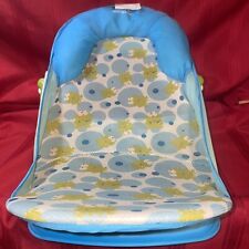 Summer Deluxe Baby Bather Folding Bath Sling Blue, used for sale  Shipping to South Africa