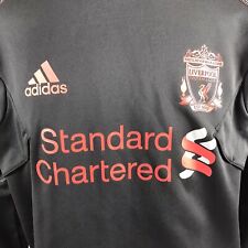 Usado, Camiseta deportiva de fútbol ADIDAS chartada estándar Liverpool LS negra Formotion oficial S segunda mano  Embacar hacia Argentina