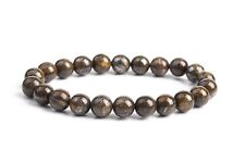 8MM Toffee Bar Bronzite Bracelet Grade AAA Genuine Natural Round Beads 7" comprar usado  Enviando para Brazil