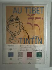 Poster rare tintin d'occasion  Expédié en Belgium