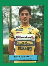 CYCLISME carte cycliste FABIO BORDONALI équipe MERCATONE UNO 1992, usado comprar usado  Enviando para Brazil